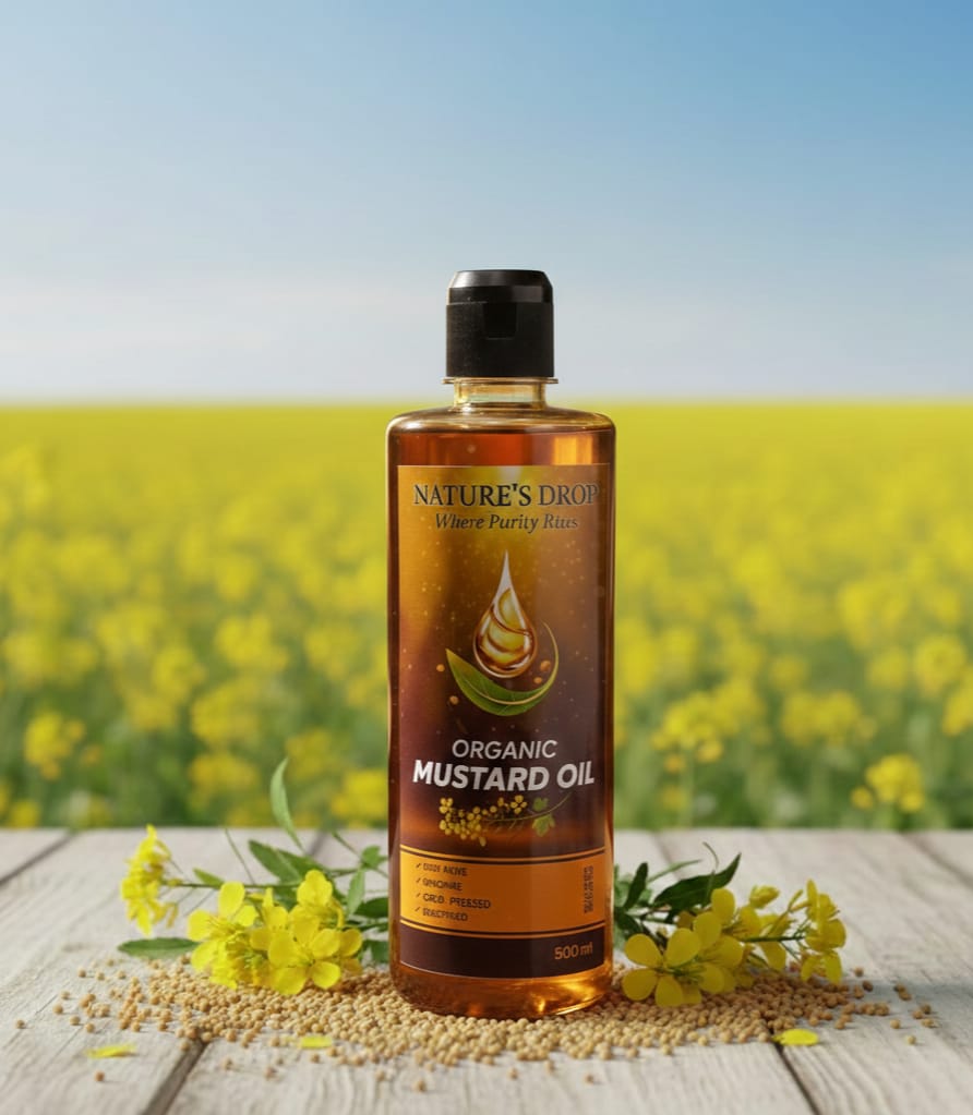 Organic Unrefined Mustard Oil – 500ml