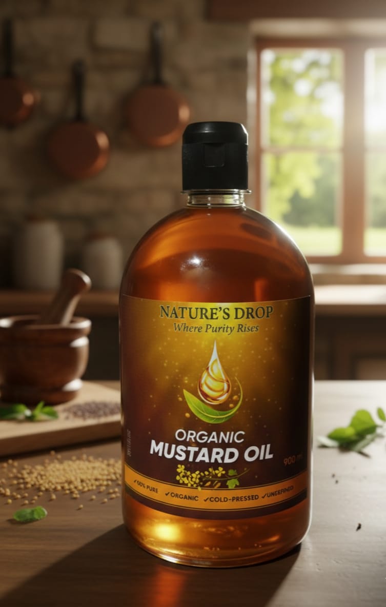 Organic Unrefined Mustard Oil – 500ml