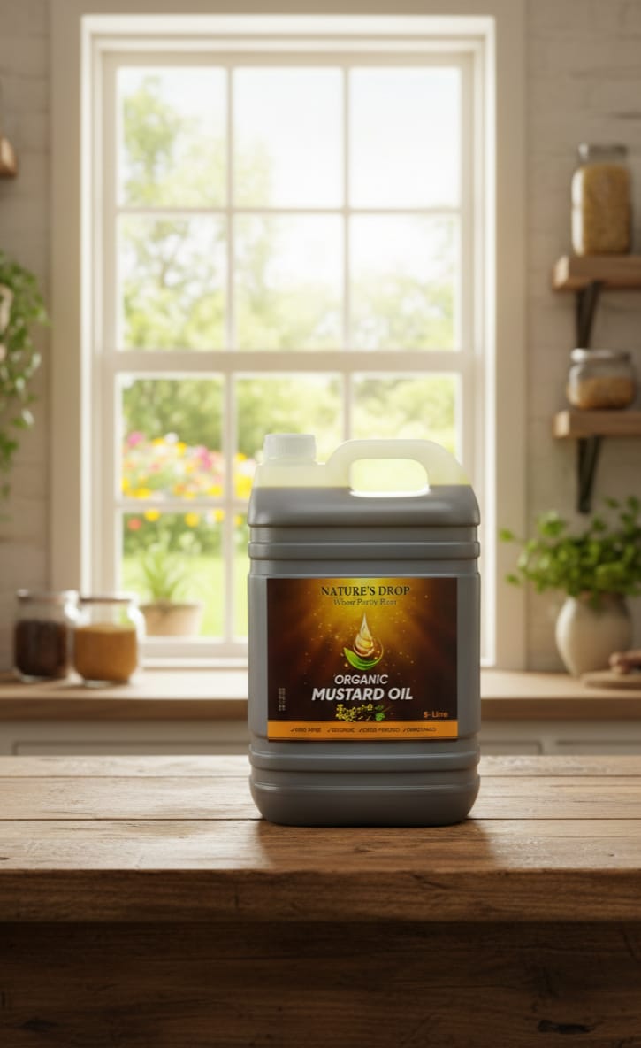 Organic Unrefined Mustard Oil – 500ml